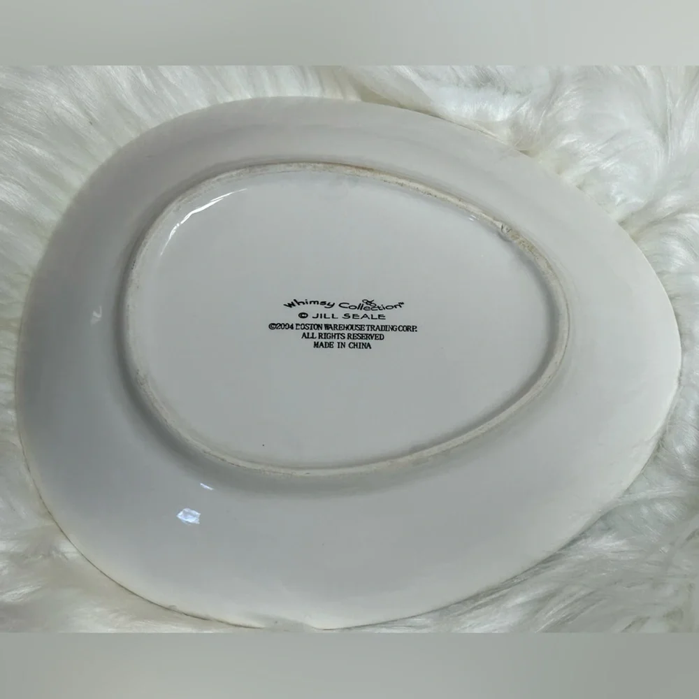 Whimsy Collection Jill Seale Boston Warehouse Set of 4 Plates - Picture 11 of 16